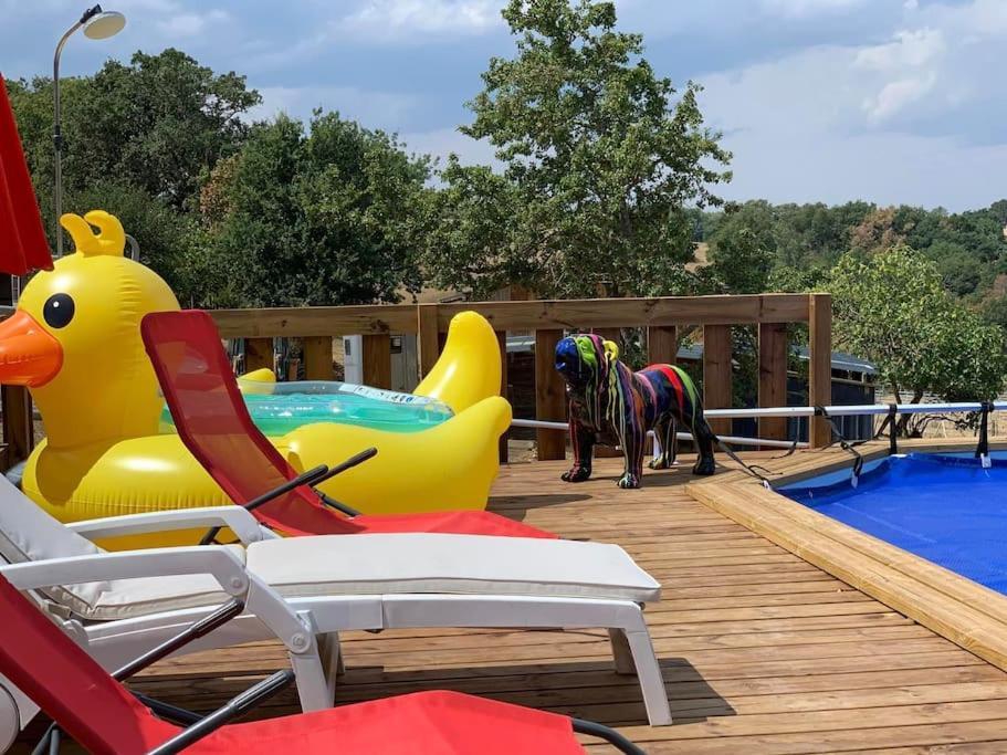 Gite A La Ferme Avec Jacuzzi Et Piscine Chauffee Saint-Felix-de-Tournegat エクステリア 写真
